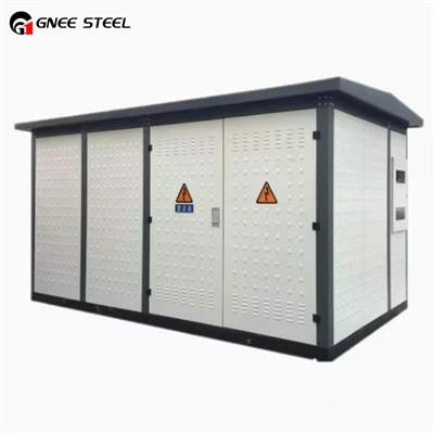 תחנת משנה שהורכבה מראש 6KV 10KV 380V מתח גבוה ומתח נמוך בסגנון אירופי